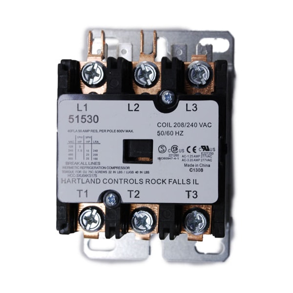 Contactor, 3Pole, 240V 40A